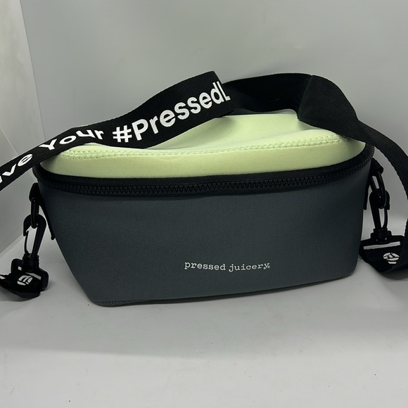 Pressed Juicery Neoprene Zip Crossbody Cooler Lunch Bag - Picture 2 of 7